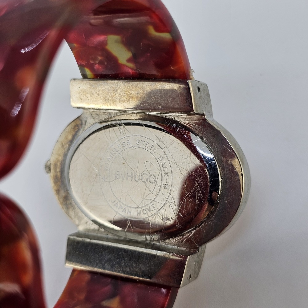 Women's Analog Cuff Watch 42MM White Dial Multicolor Cuff Bands 5" NEW Battery - Picture 4 of 10